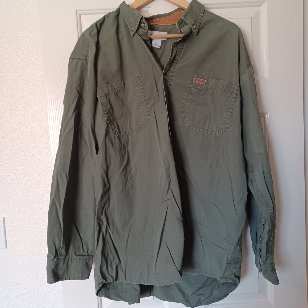 Carhartt button down cotton worksheet (XL)